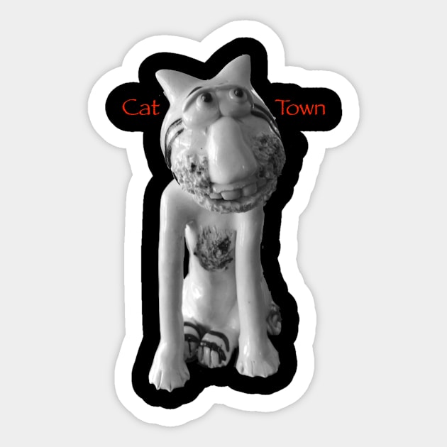 Cat Town Contest Sticker by Sue Levin 